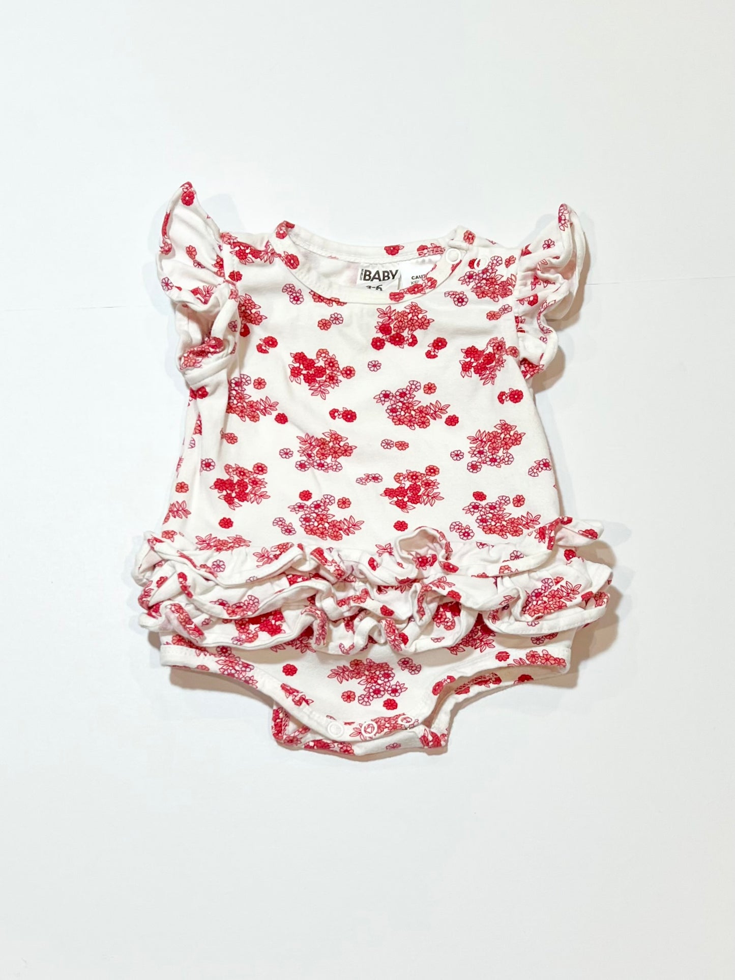 Floral ruffle romper - Size 00