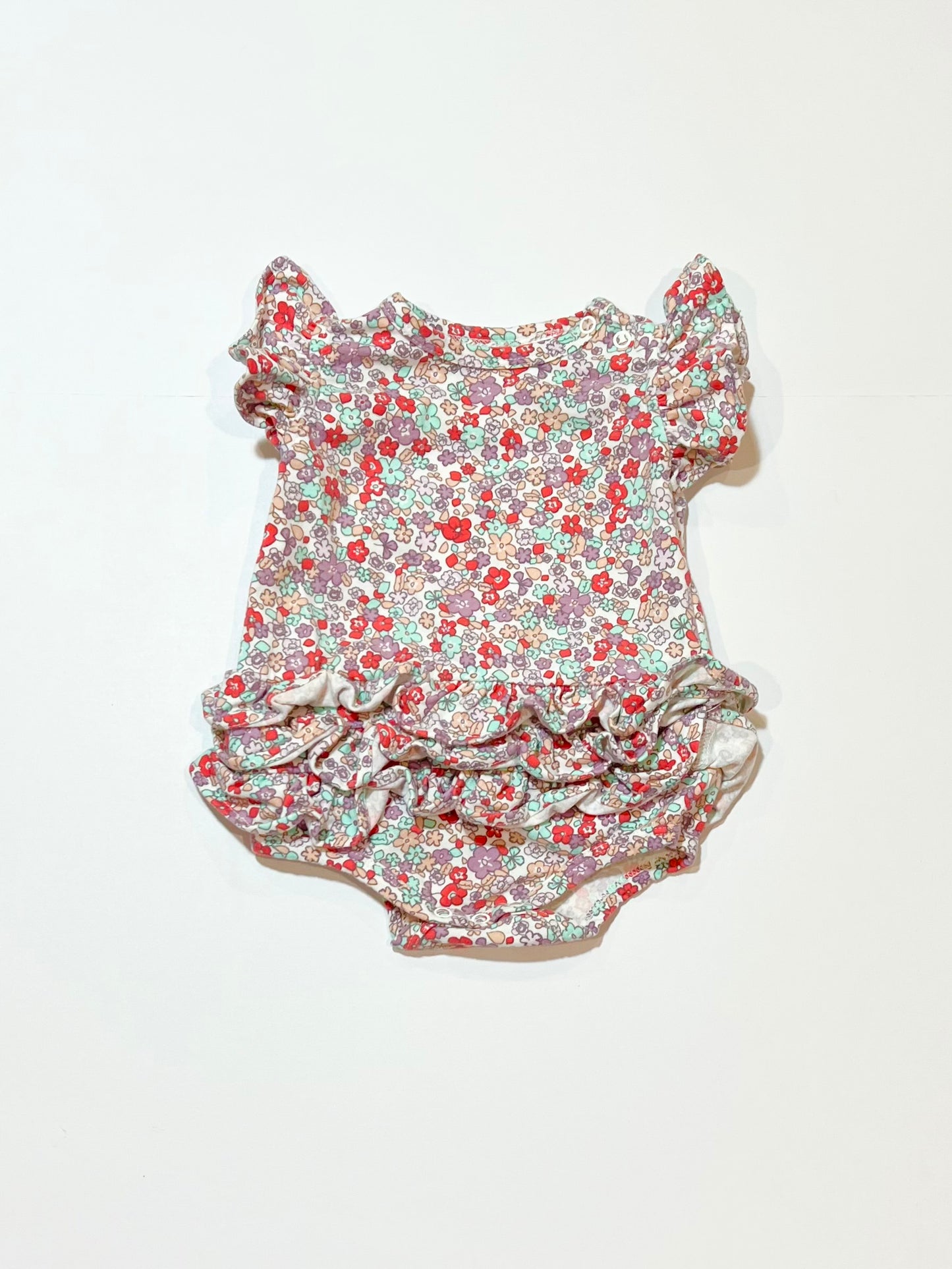 Floral ruffle romper - Size 00