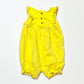 Yellow cutwork romper - Size 00