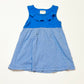 Blue ruffle dress - Size 00