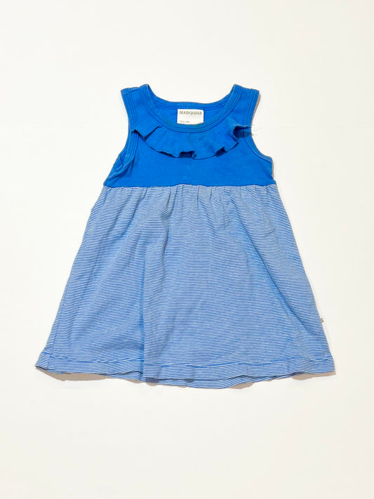 Blue ruffle dress - Size 00