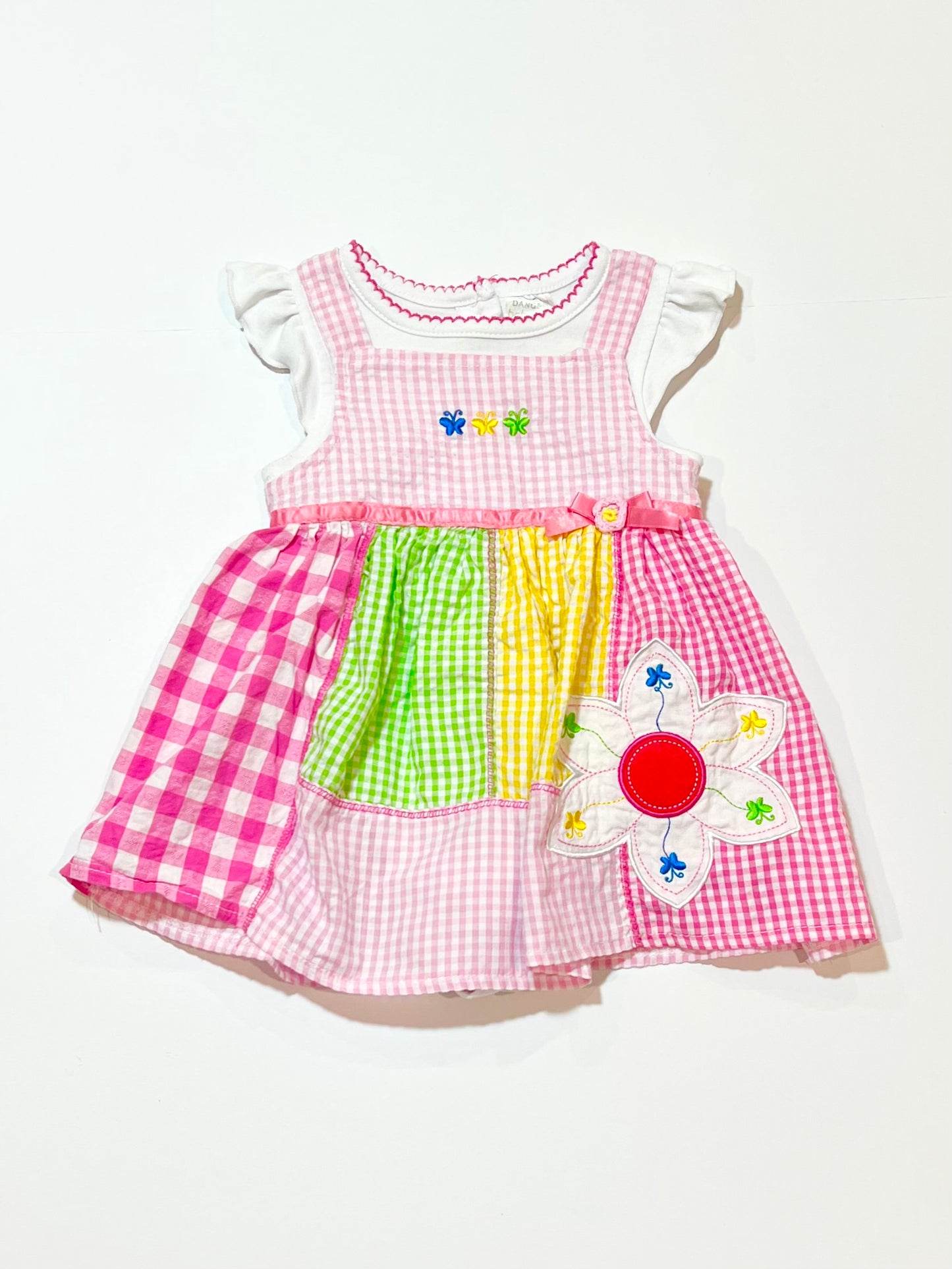 Seersucker flower dress - Size 00