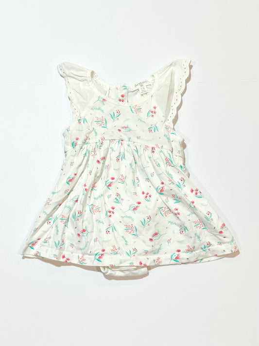 Floral bodysuit dress - Size 00