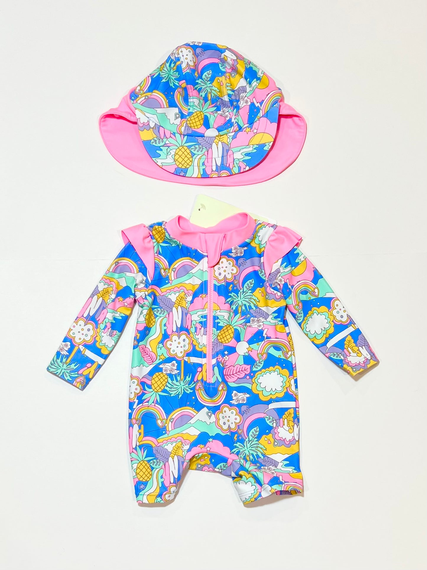 Funtastic swim suit and hat brand new - Size 000