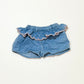 Chambray ruffle shorts - Size 000