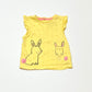 Yellow bunny frill tank - Size 000