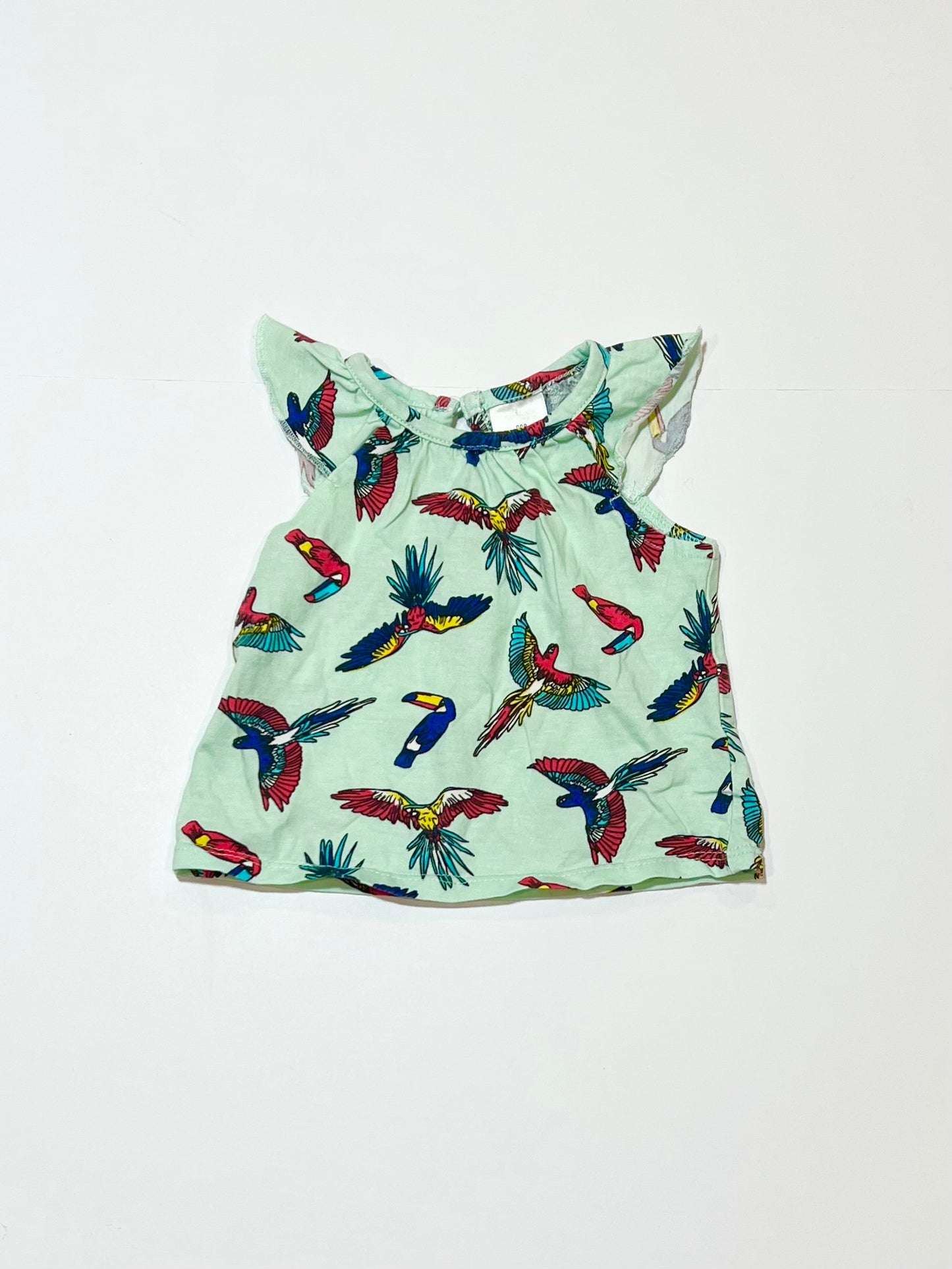 Birds frill tank - Size 000