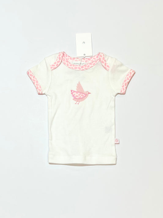 Pink bird tee brand new - Size 000