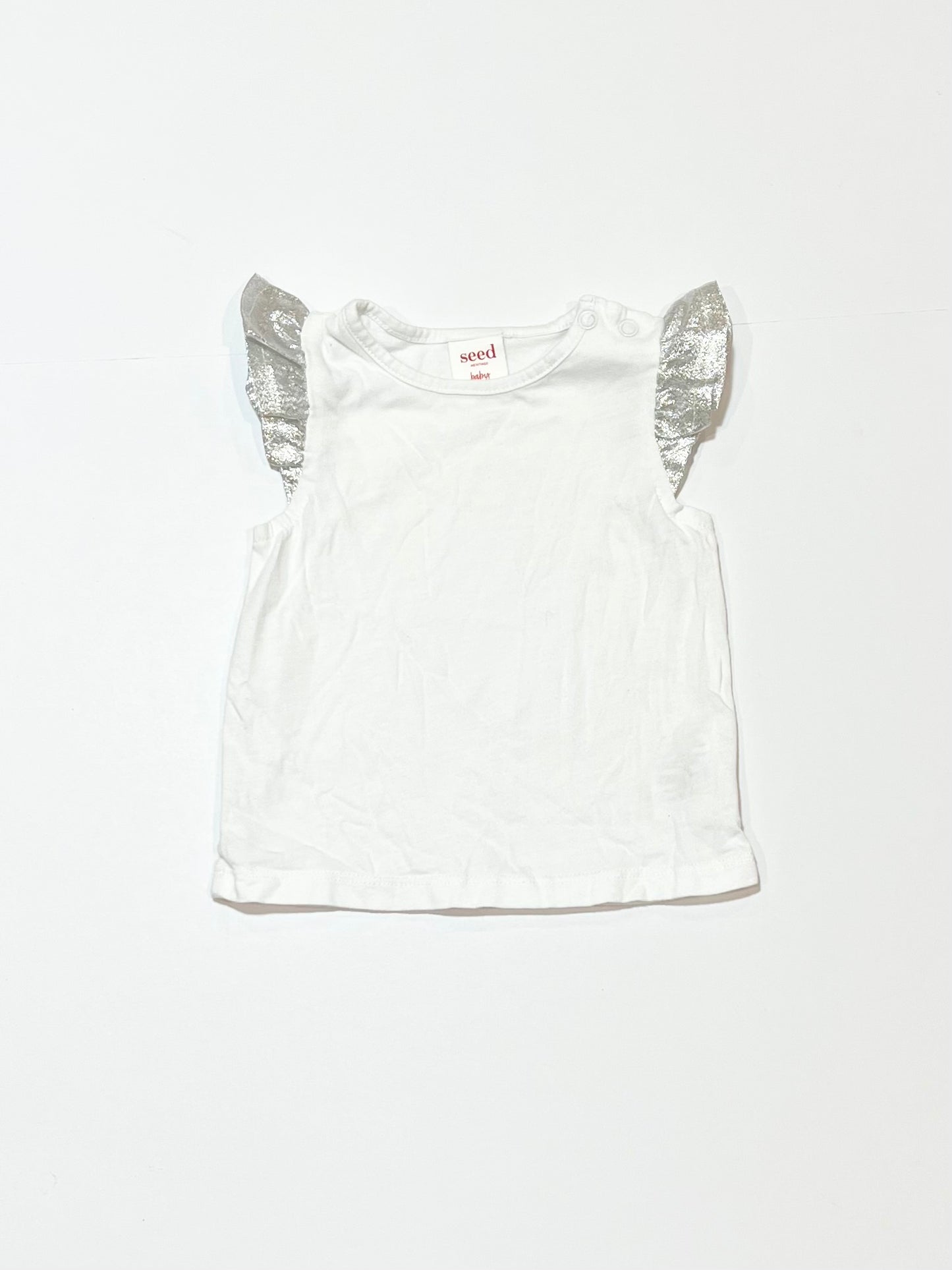 Ruffle sleeve tee - Size 000