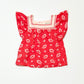Ruffle sleeve top - Size 000