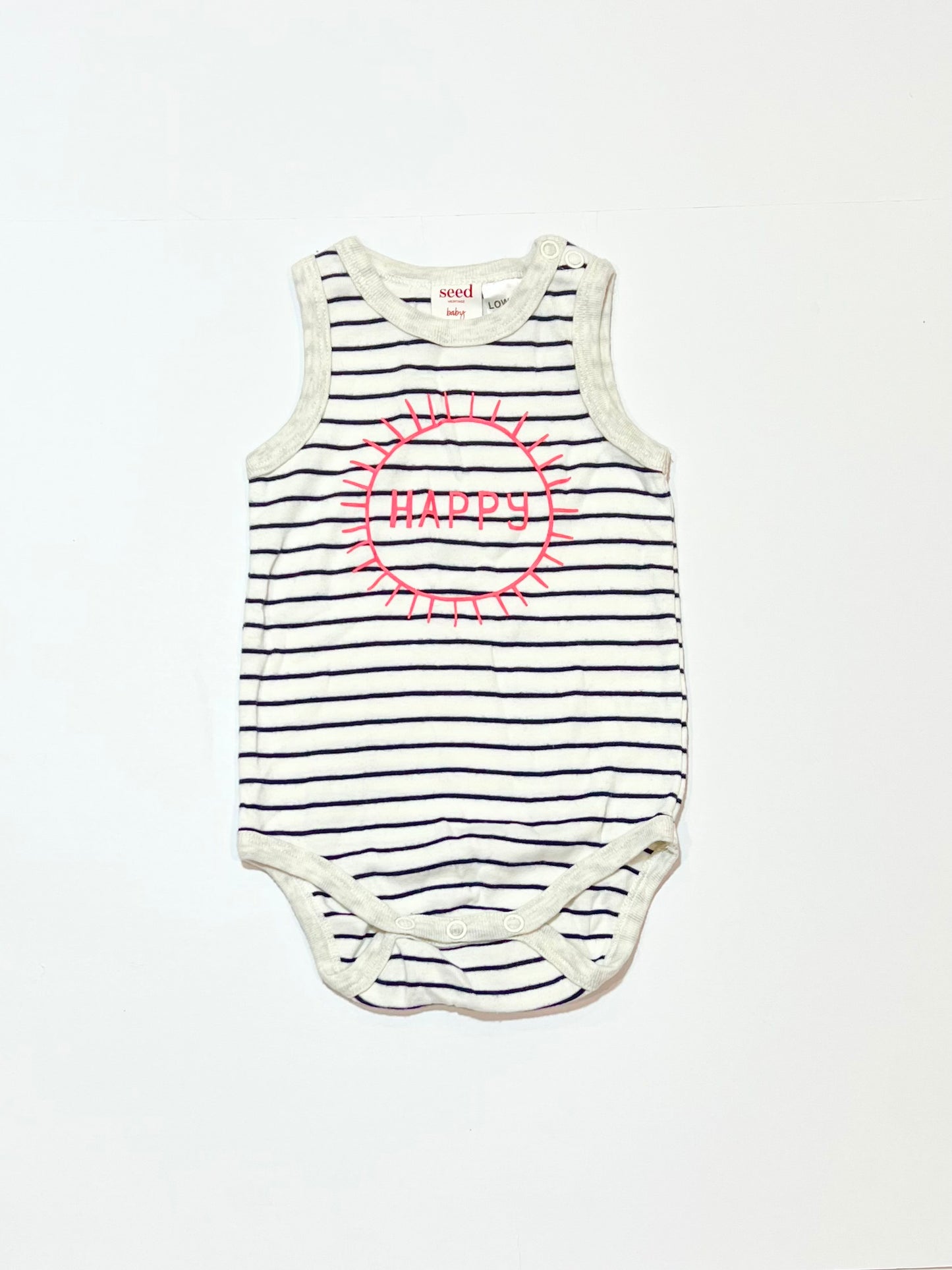 Striped happy bodysuit - Size 000