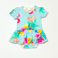 Floral balletsuit - Size 000