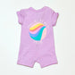 Purple zip romper - Size 000