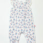 Floral jumpsuit with hat - Size 000