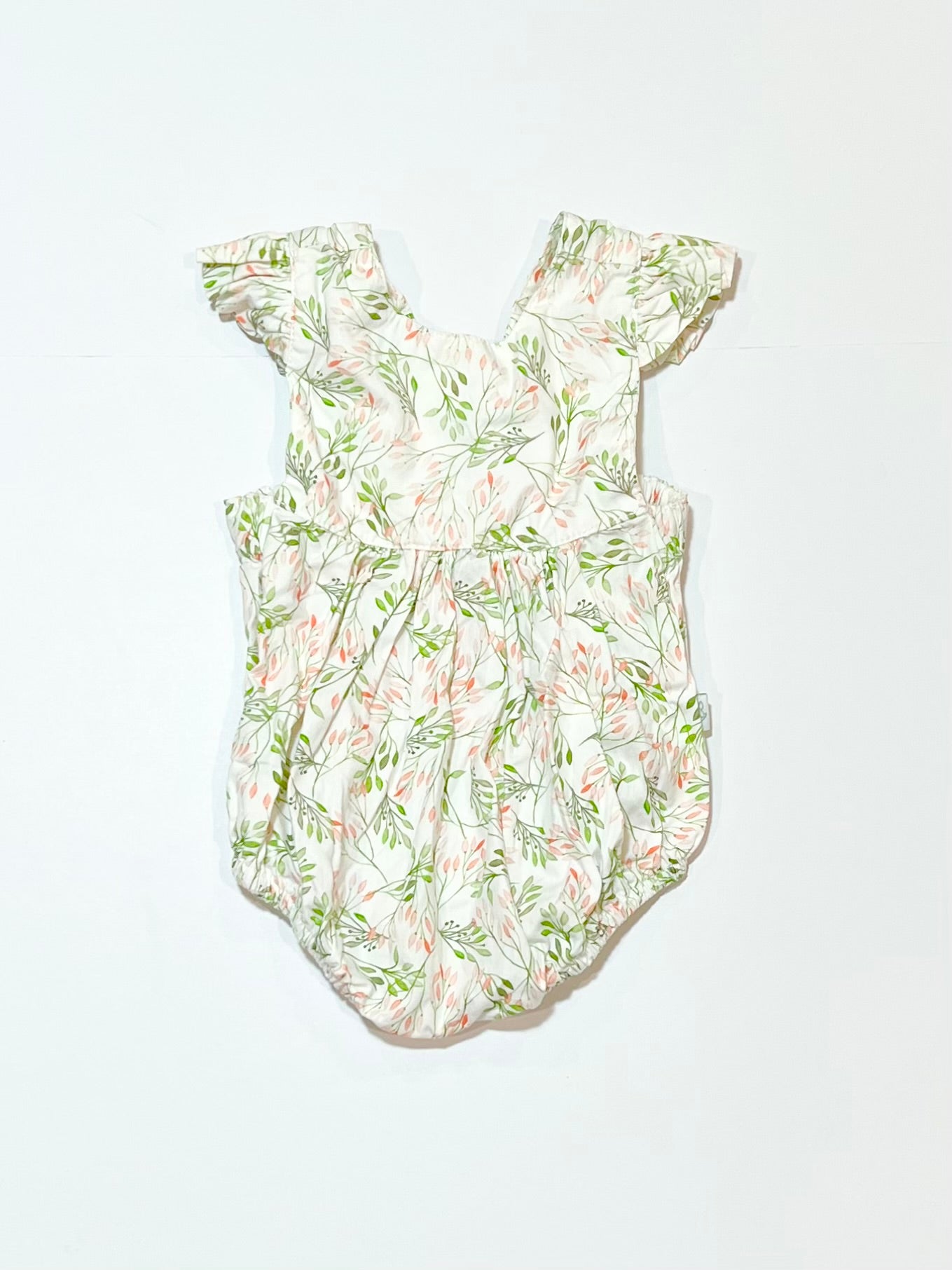 Leafy romper - Size 000