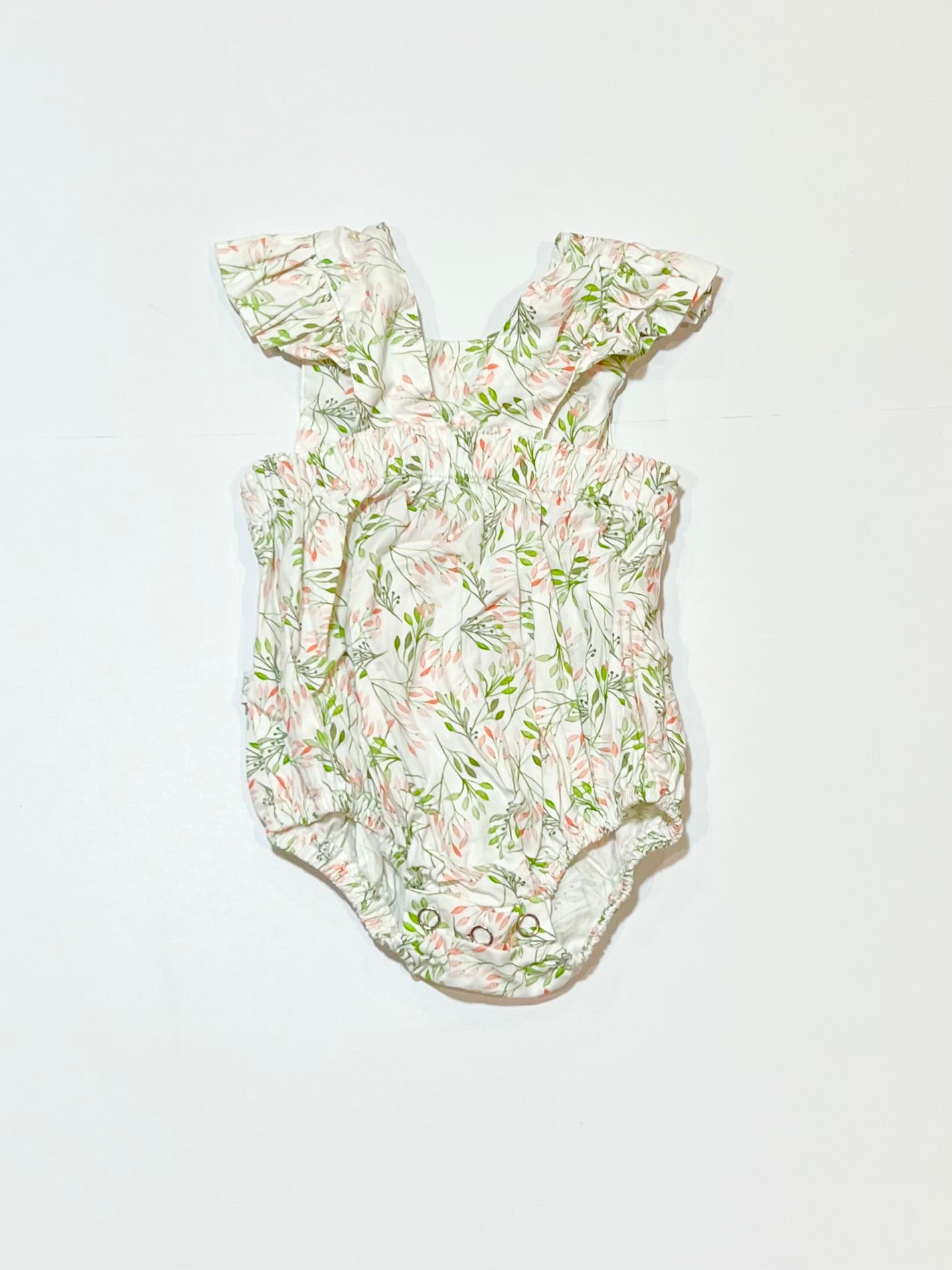 Leafy romper - Size 000