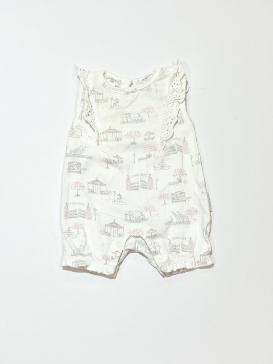 Zoo animals romper - Size 000