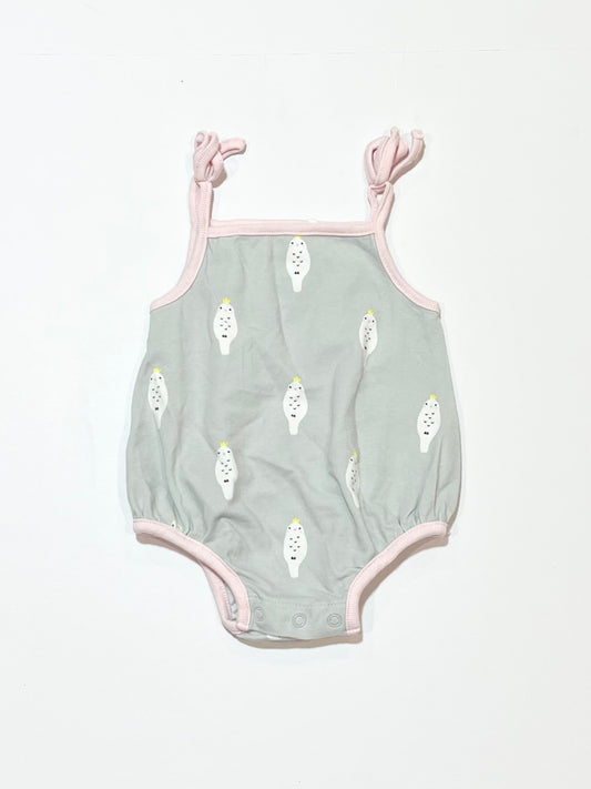 Cockatoo romper - Size 000