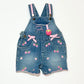 Denim strawberry overalls - Size 000
