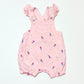 Pink sailboat overalls - Size 000
