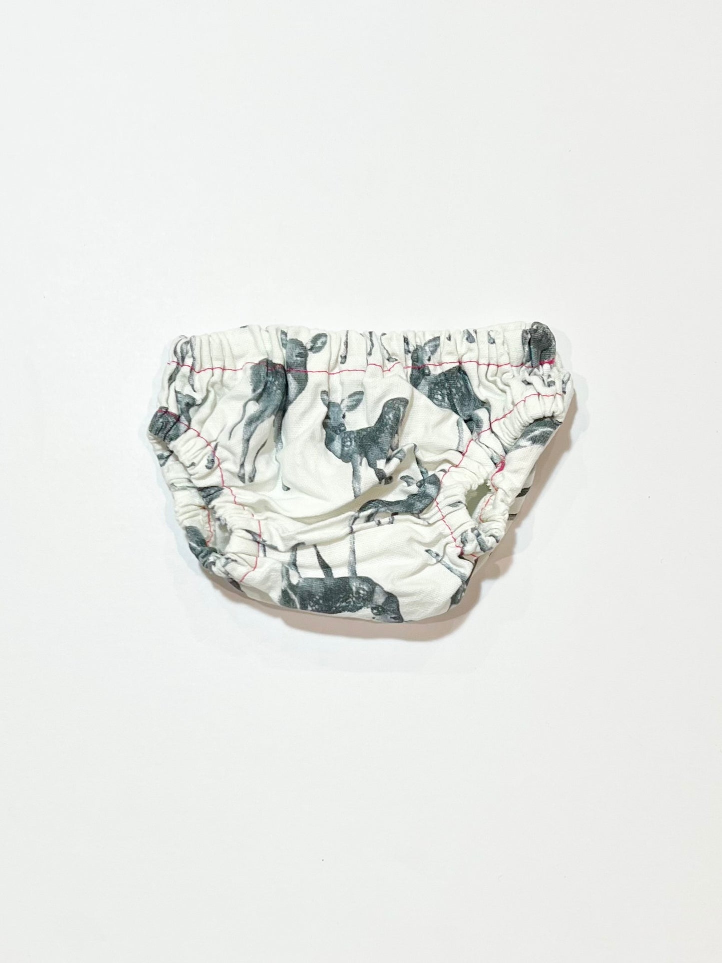 Grey deer nappy cover - Size 0000