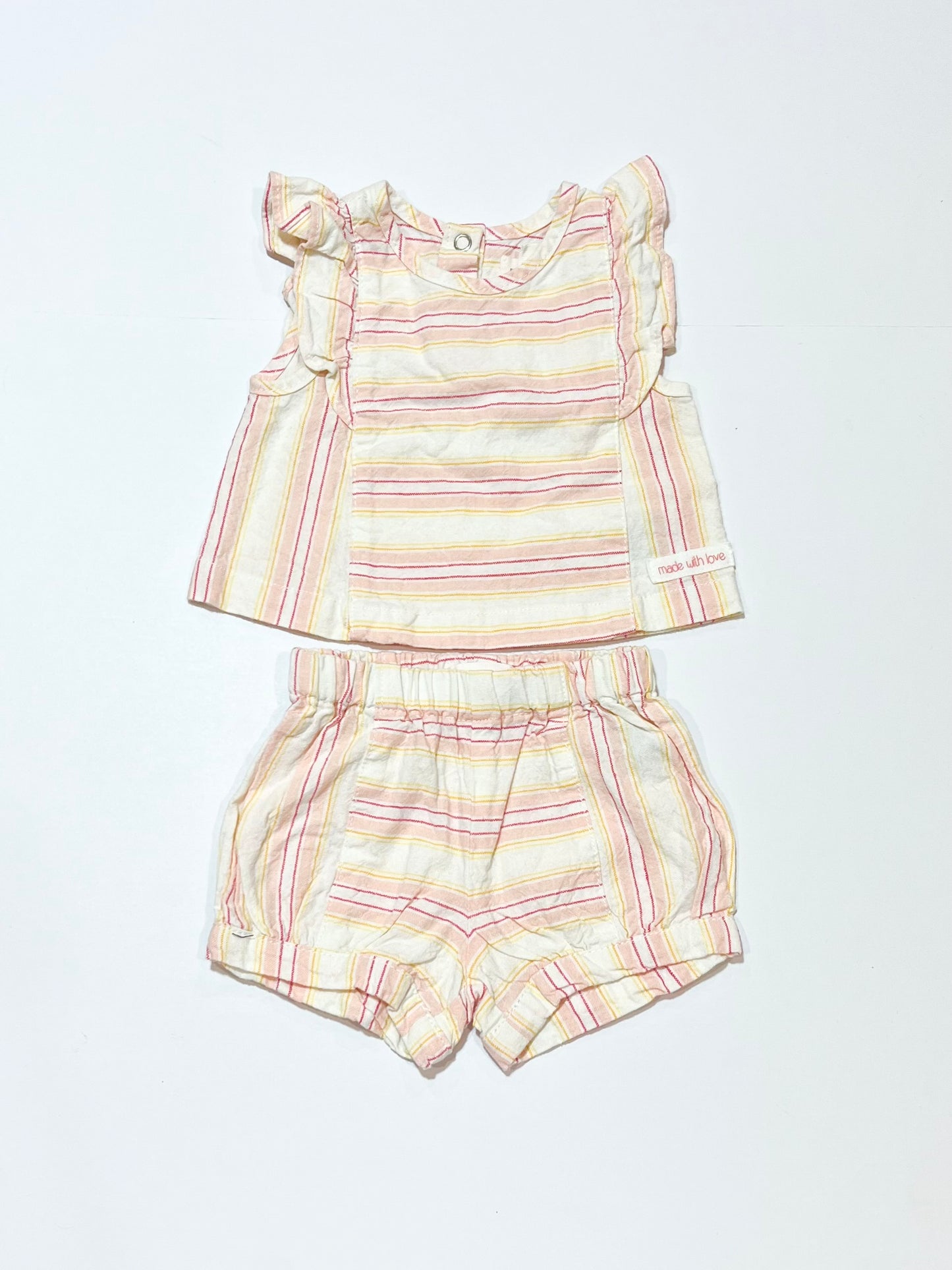 Striped linen set - Size 0000