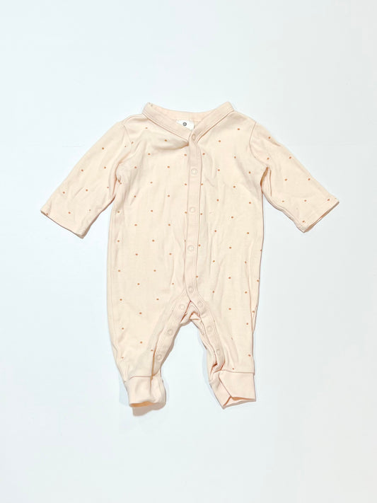 Pink spot onesie - Size 0000