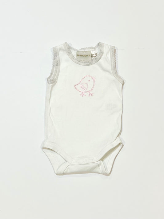 Pink chick bodysuit - Size 0000