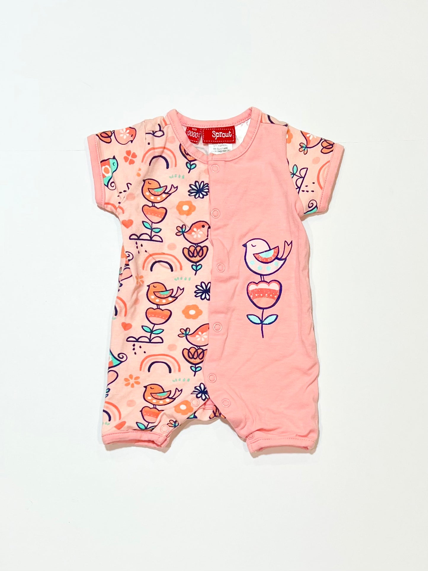 Birds romper - Size 0000