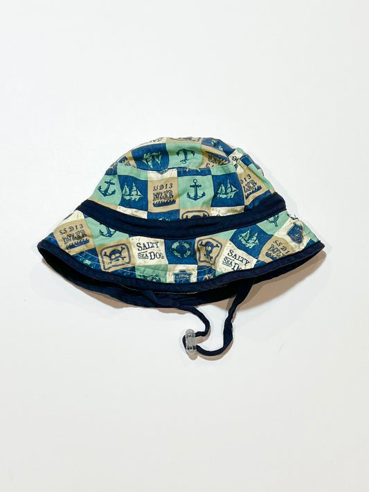 Reversible sun hat - Size 0-12 months