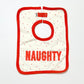 Naughty & Nice bib set - One size