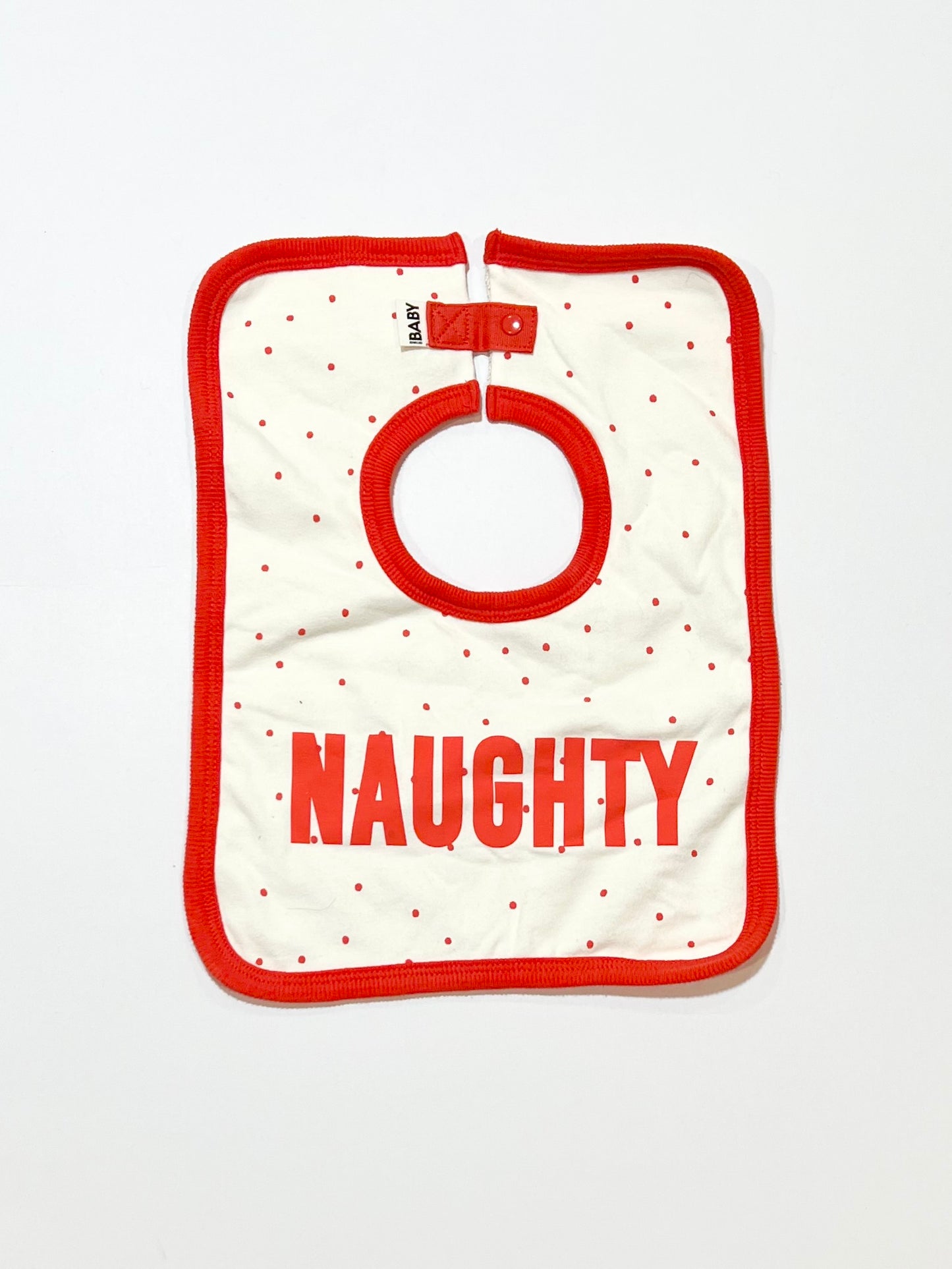 Naughty & Nice bib set - One size