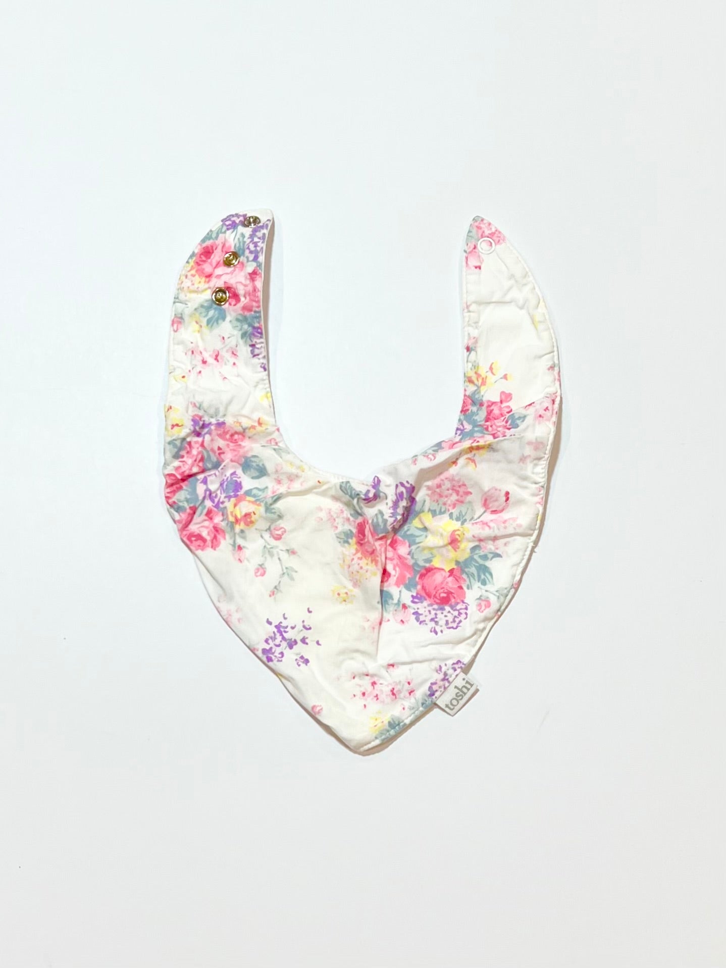 Floral dribble bib - One size