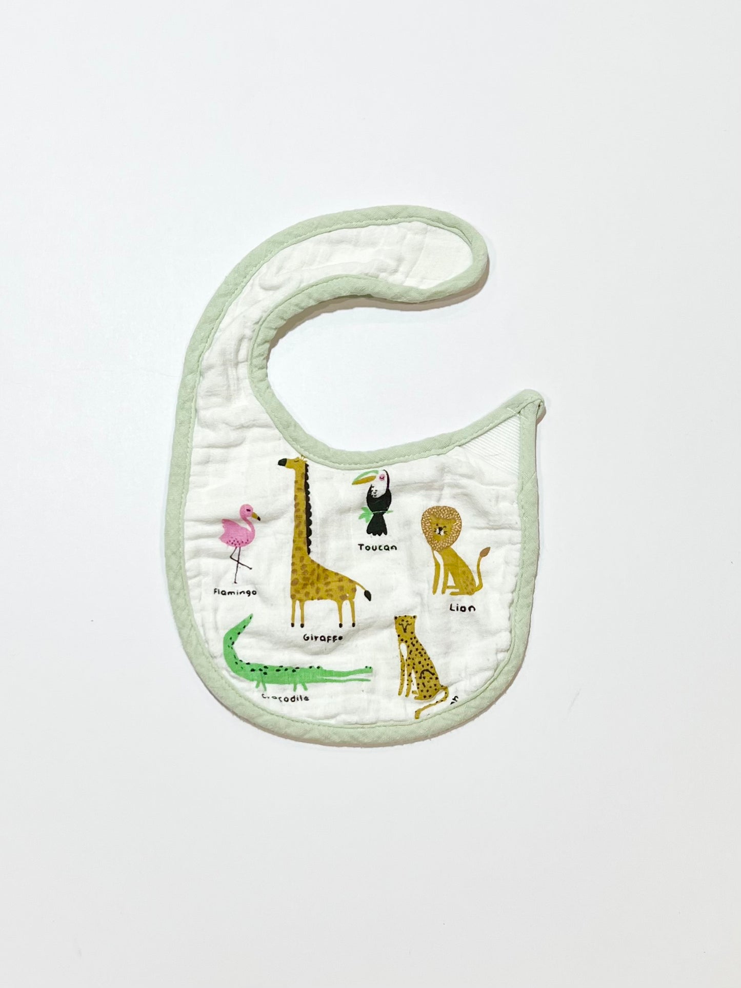 Animals muslin bib - One size
