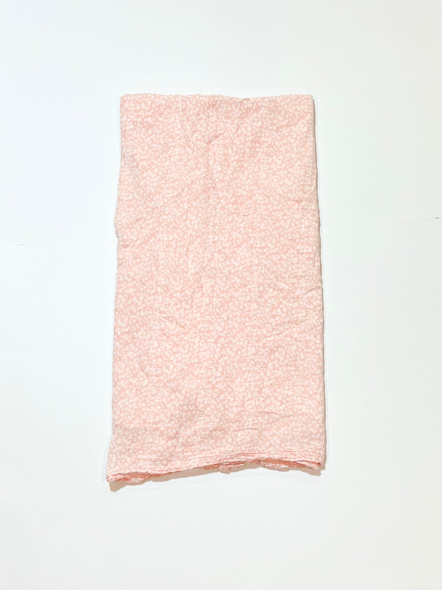 Pink cotton muslin wrap