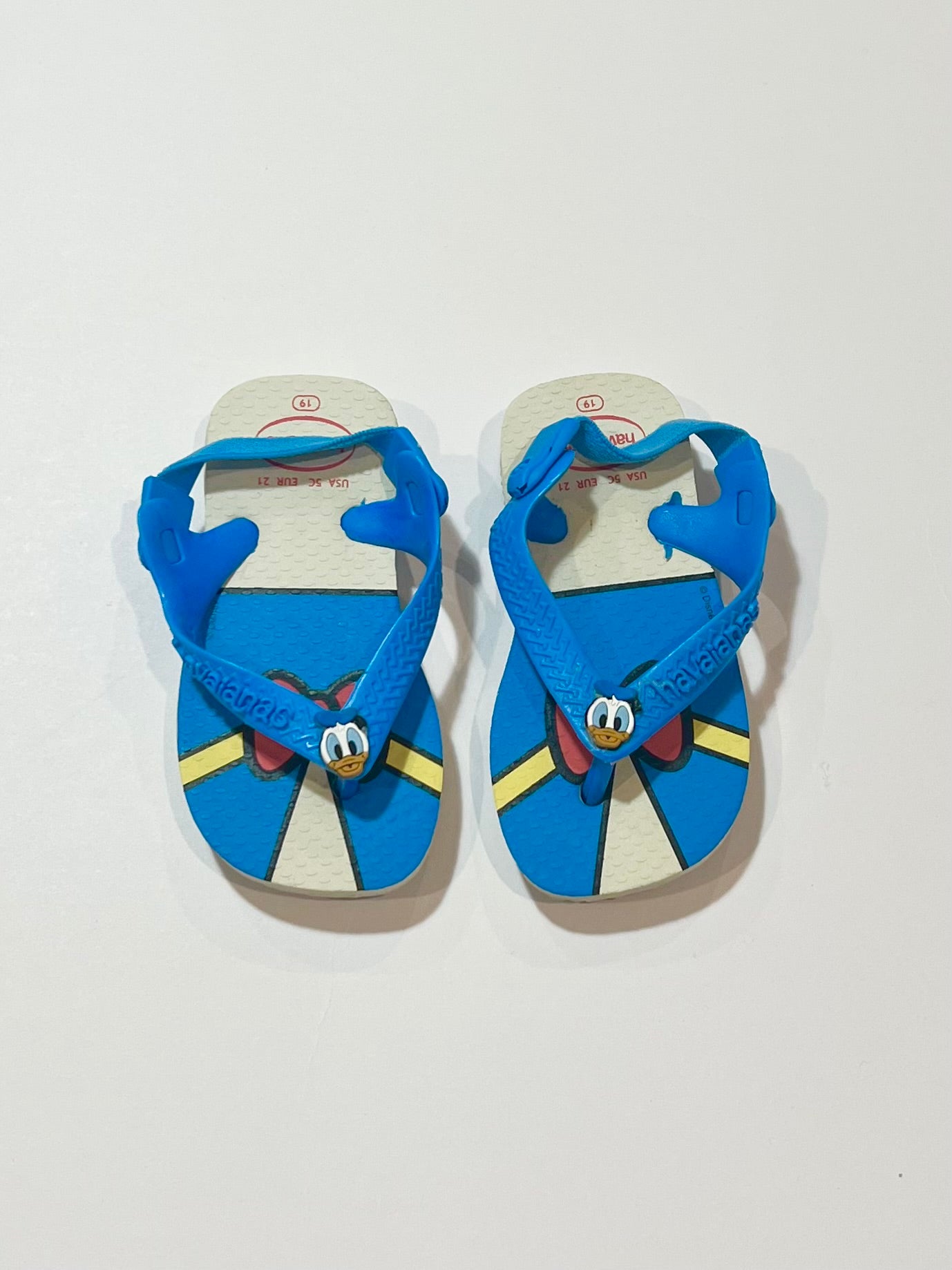 Donald Duck thongs - Size 19