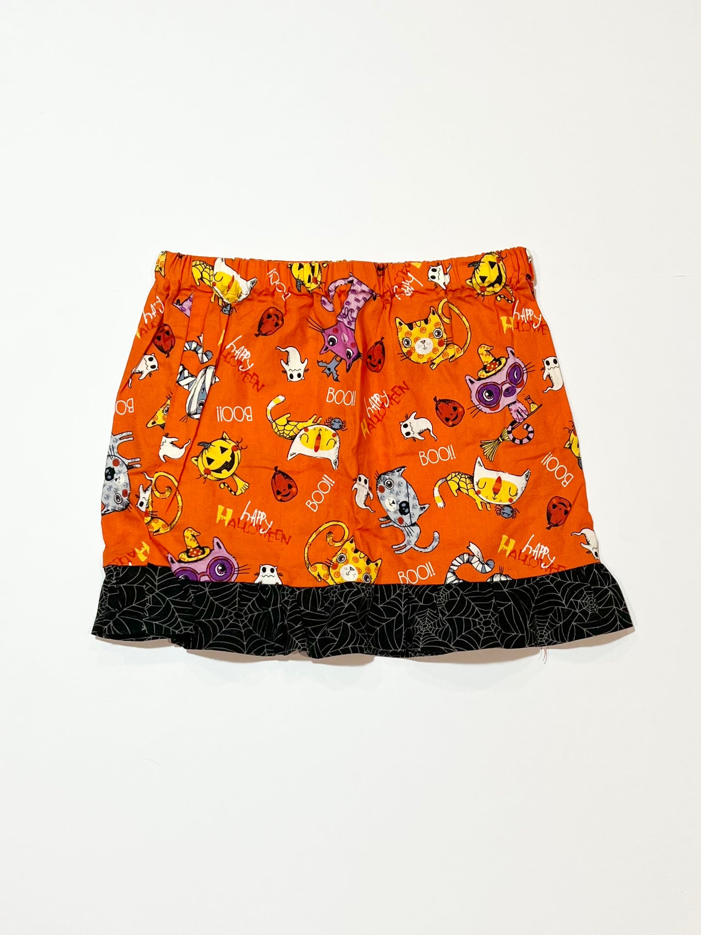 Halloween cat skirt - Size 4-5