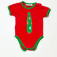 Christmas tie bodysuit - Size 1