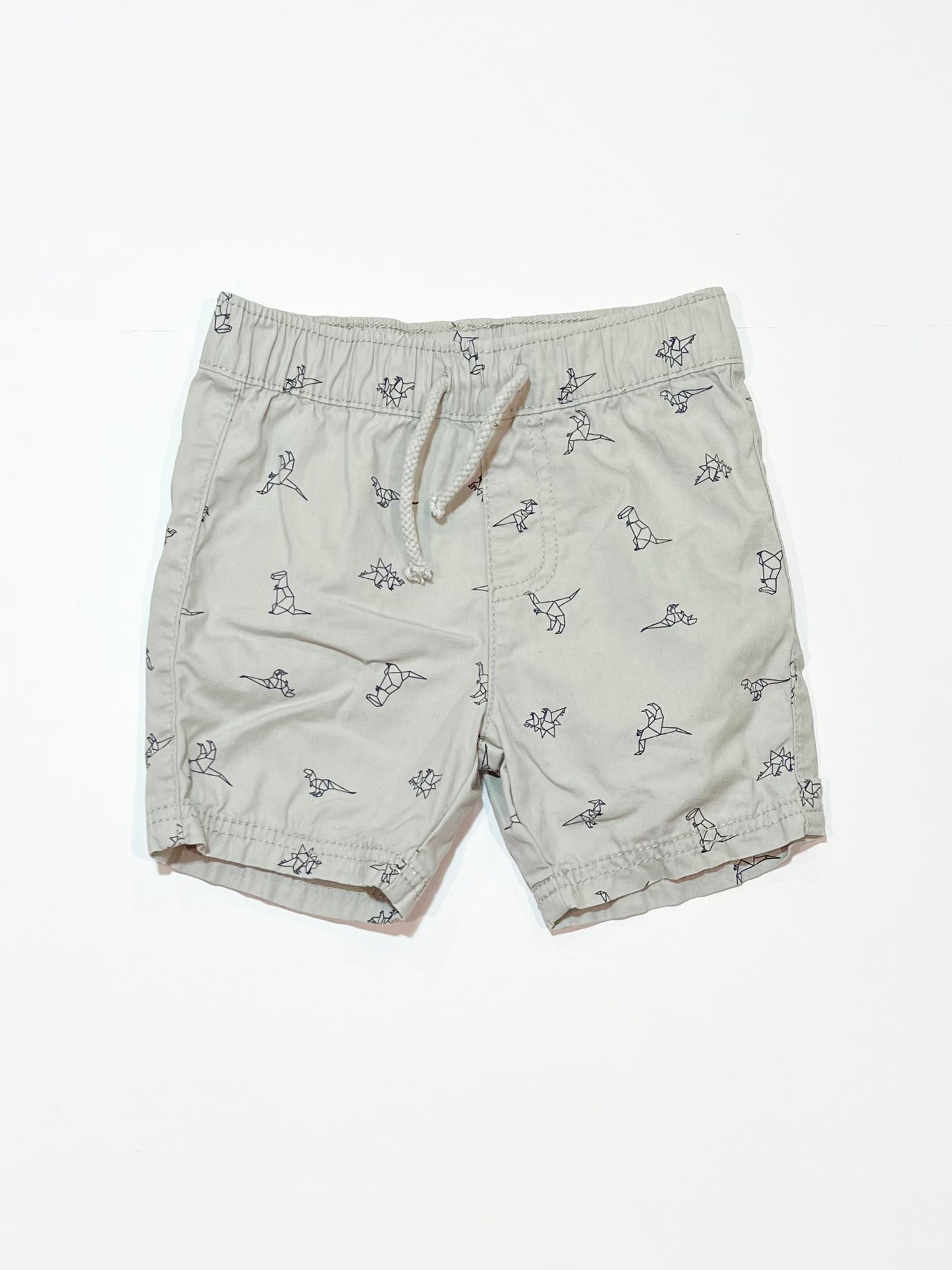 Grey dinosaur shorts - Size 2