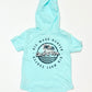 Blue hooded tee - Size 2