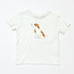 White dog tee - Size 2