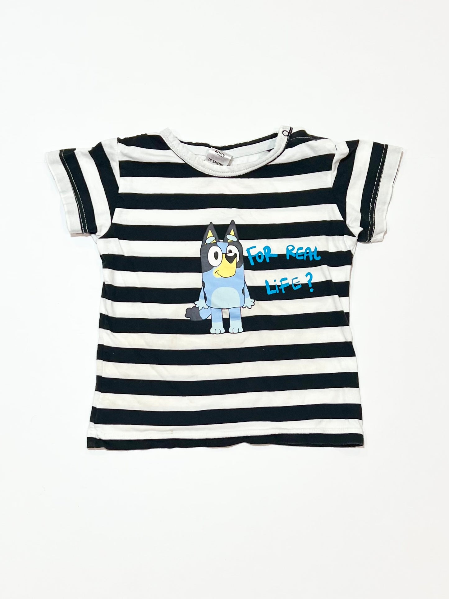Striped Bluey tee - Size 2