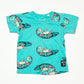 Green lizard tee - Size 2