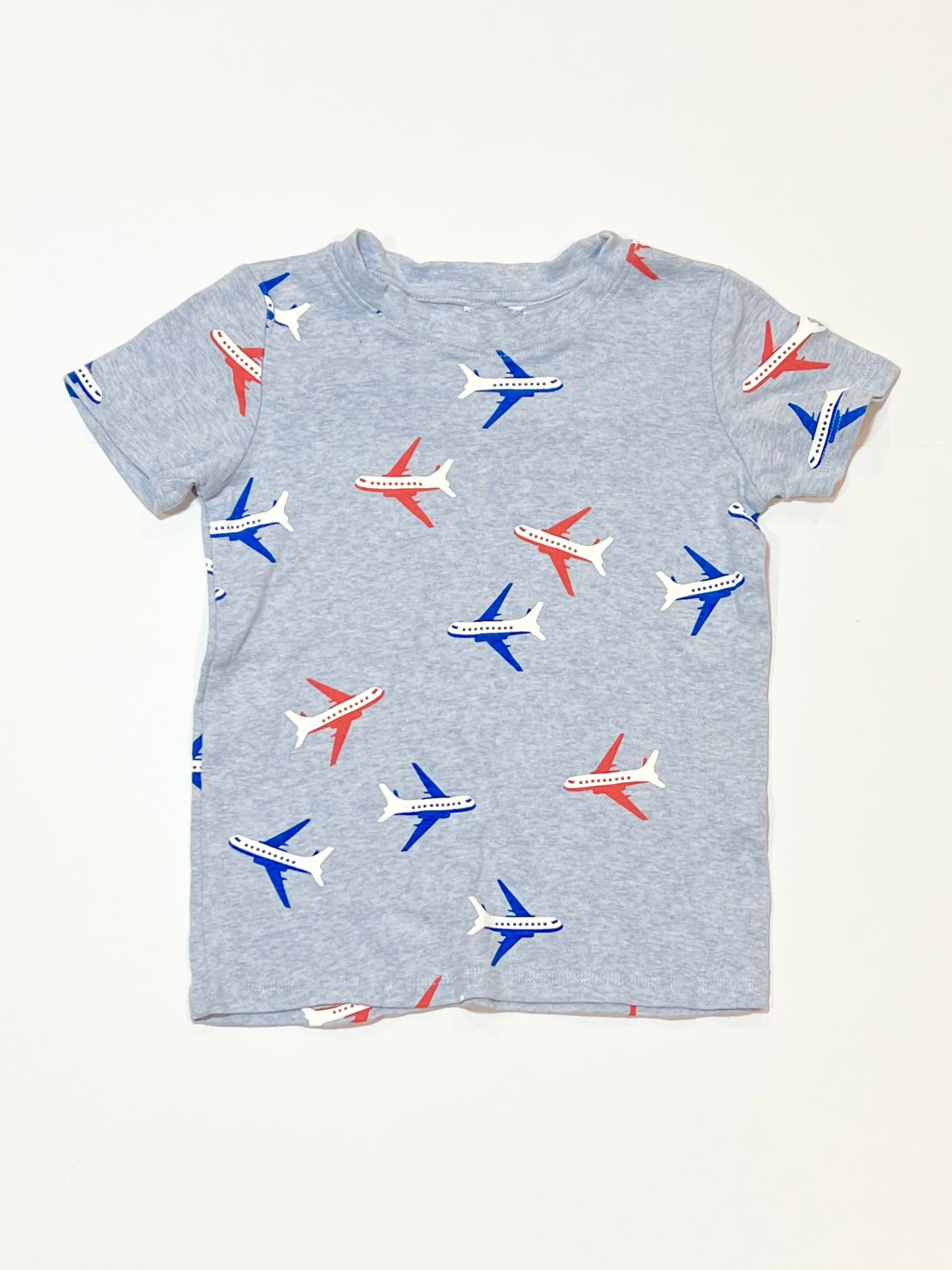 Ribbed aeroplanes tee - Size 3