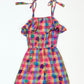 Checkered playsuit - Size 3-4