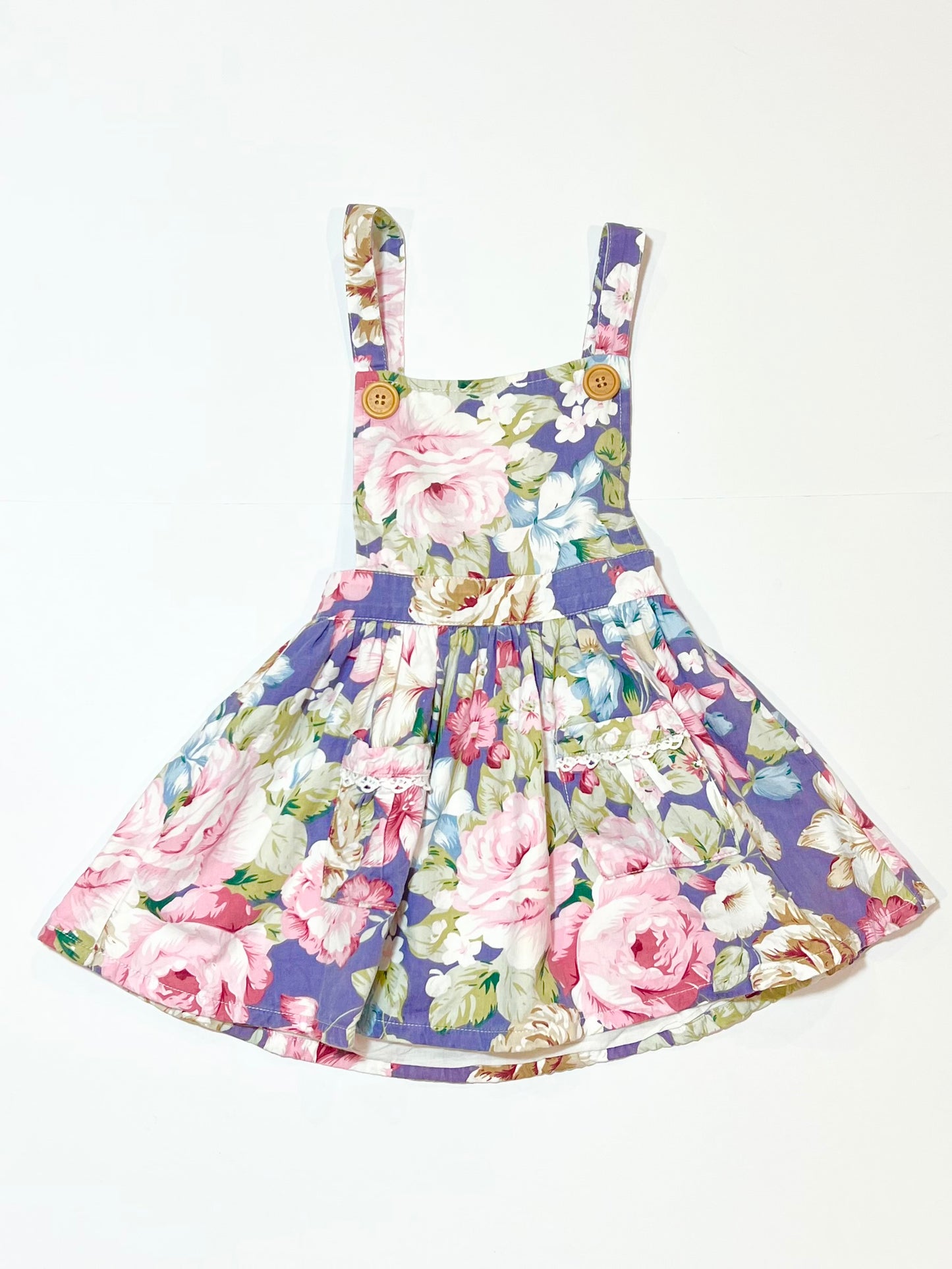Floral pinafore - Size 3