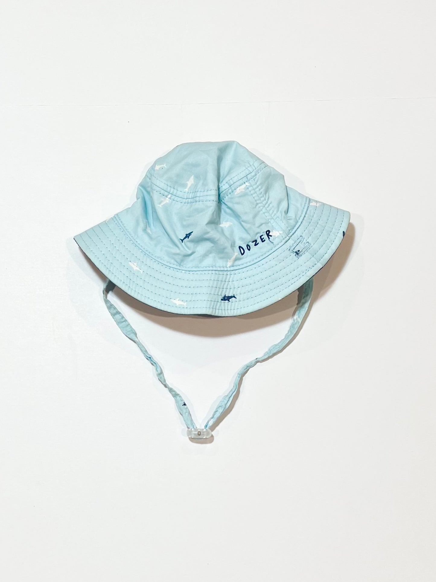 Blue reversible sun hat - Size 0-12 months