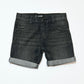 Black denim shorts - Size 4