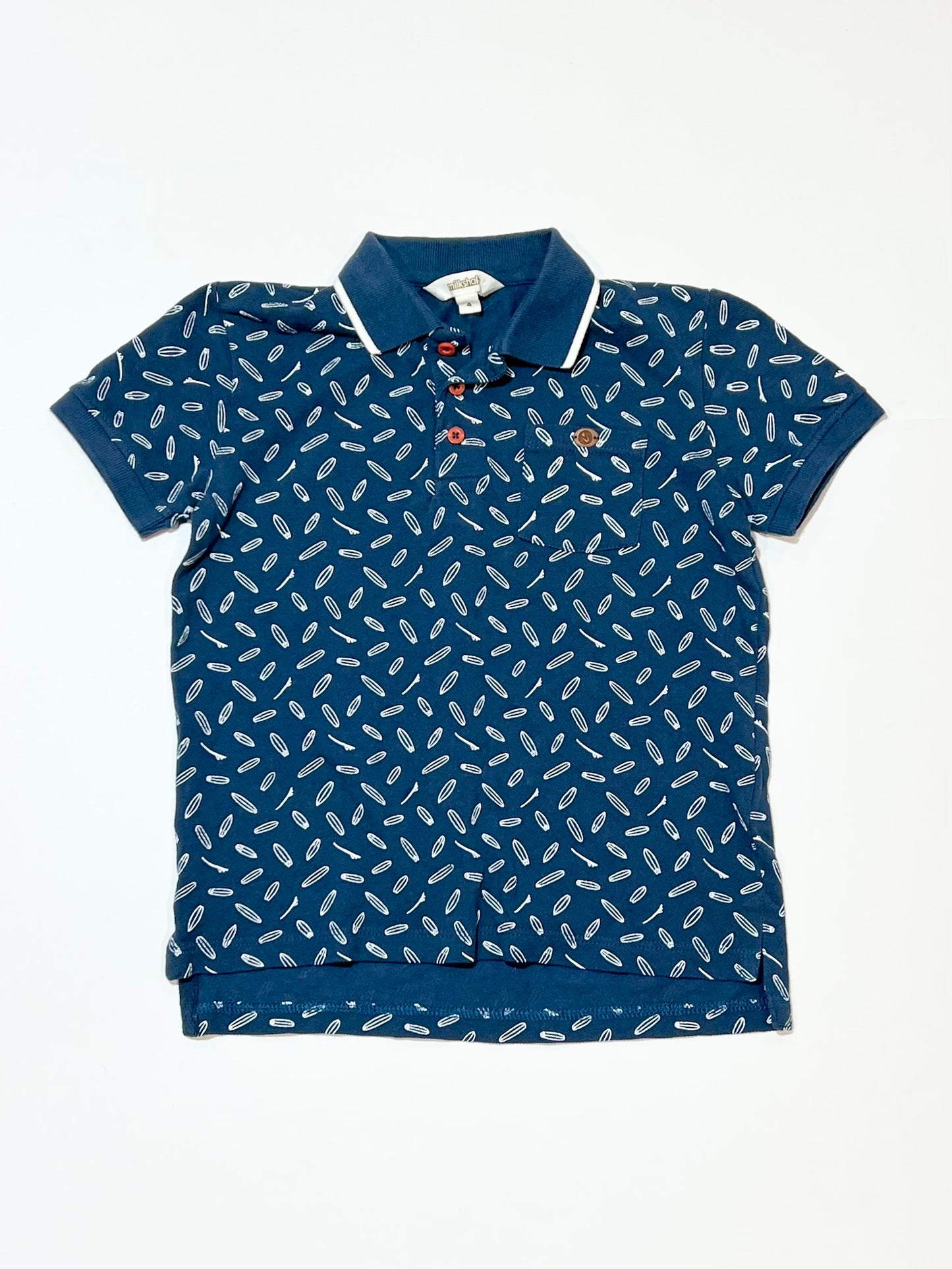Navy polo shirt - Size 4