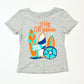 On the beach tee - Size 4-5